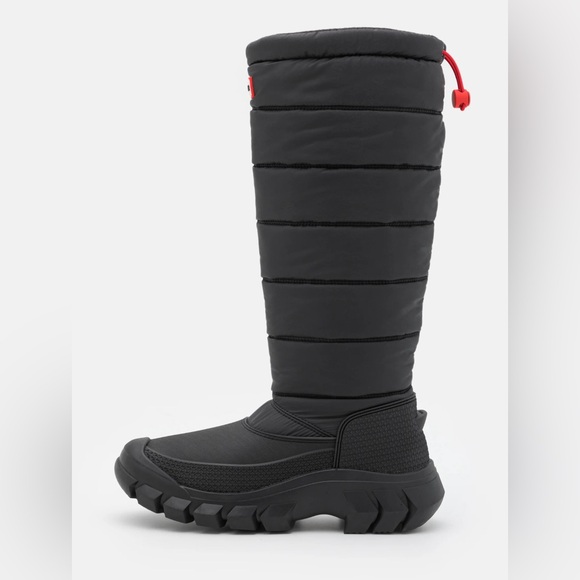Hunter Waterproof Intrepid Tall Snow Boot in Black - Picture 7 of 12